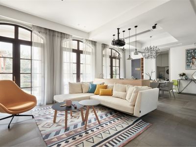 南峰华桂园简约风格209平米别墅装修案例