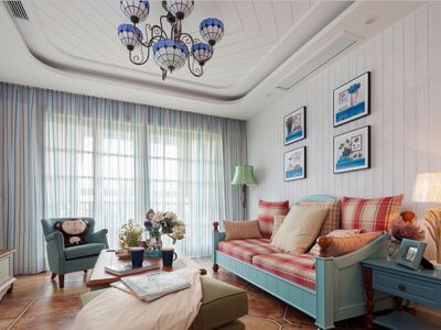 西典家园102平三居美式风格装修案例