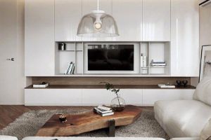 【拉萨微尚装饰】82㎡现代风格装修，暖色调的简洁空间很高级