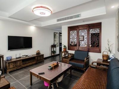 远洋朗基香汇中式风格148平米装修案例