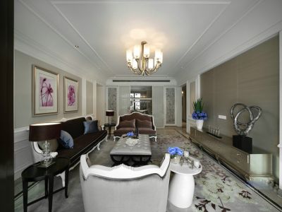 德宝方顶简约欧式187平米别墅装修案例