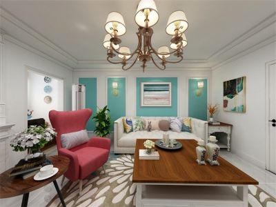 金尚嘉园现代风格85平米二居室装修案例