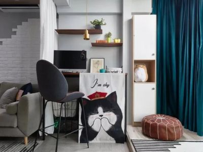 79平的北欧风小户型,沙发背景墙的设计,真的好时尚