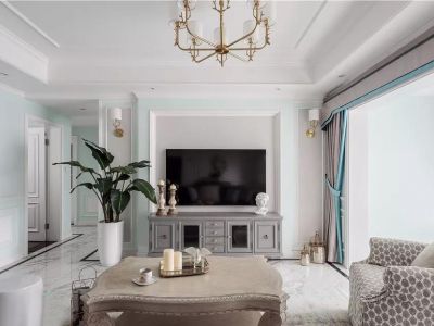 126㎡轻奢法式4室2厅,让生活如诗般浪漫有情调