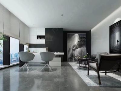 天信广场办公室150平米精装修案例