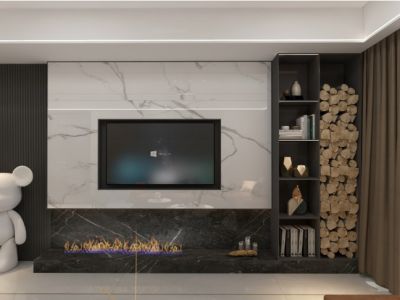 智慧城180平米现代简约风格四居室装修案例