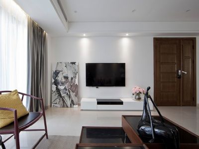 北新国际150平四居室新中式风格装修案例