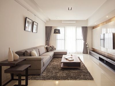 瑞利新城120平三居室日式风格装修案例