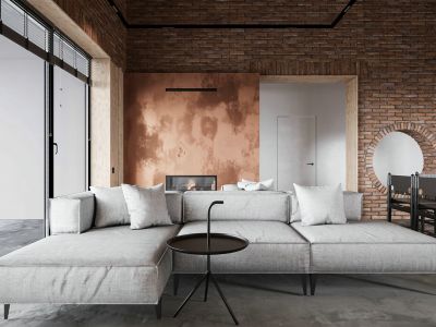 恒大养生谷工业风格110平米装修案例