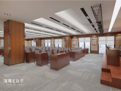 周口农商银行办公室装修设计