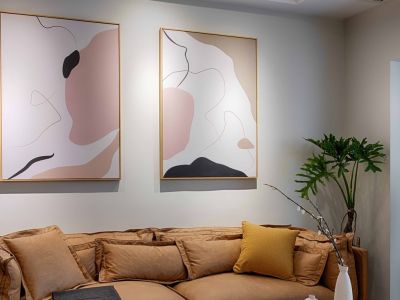 奥体金茂悦日式风格104平米三居室装修效果图案例