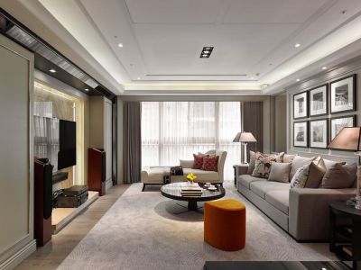 帝璟东方113平三居北欧风格装修案例