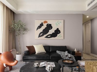 恒大天璟轻奢风格140平米四居室装修效果图案例