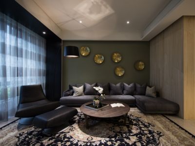 俊轩庭二居88平现代风格装修案例