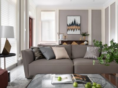 名城珑域现代风格125平米三居室装修效果图案例