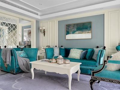 湖滨花园四居126平欧式风格装修案例