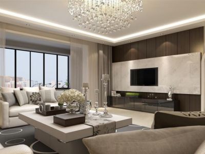 阳光100国际新城150㎡现代风格三居室装修案例