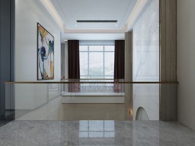 上由龙庭320平米现代中式风格别墅装修案例