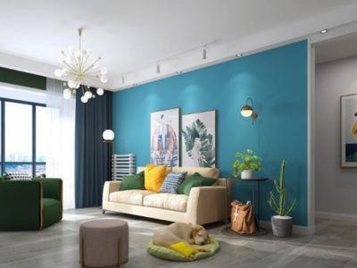 将军花园北欧风格112平米三居室装修案例