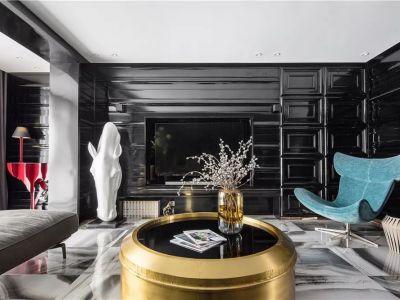 恒大滨江左岸80平米简约二居室装修案例