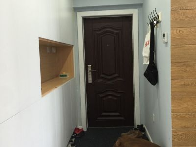 金山万达北欧风格90平米三居室装修效果图案例