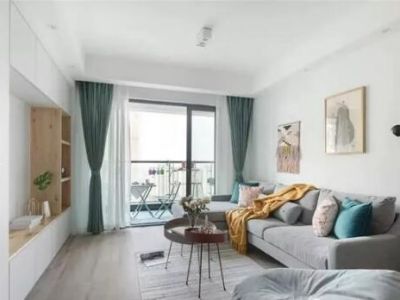 恒大雅苑82平两居室北欧风格装修案例