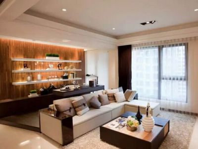 惠州110平现代简约三居室装修