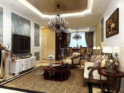 120复式欧式方案 复式北欧设计