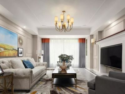 远洋城天骄三居112平现代风格装修案例