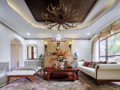 世茂莲花山小镇北欧风格150平米别墅装修案例