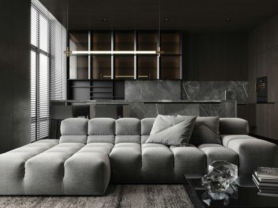 万橡府现代风格140平米装修案例