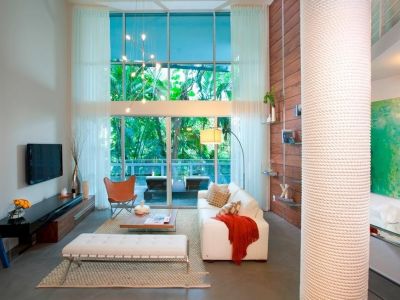 半山溪谷明亮简约236平米别墅装修案例