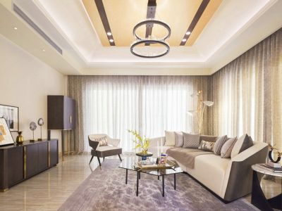 芳林小区简洁轻奢298平米别墅装修案例