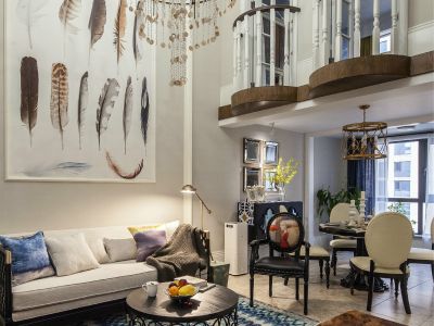 英和紫悦府地中海风格270平米别墅装修案例