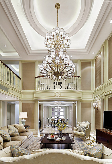 凤凰源著165平米欧式风格装修案例