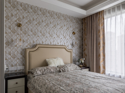 华厦枫林绿洲美式经典风格120平米装修案例