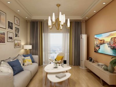 玉溪都市经典现代简约风格85平米装修案例