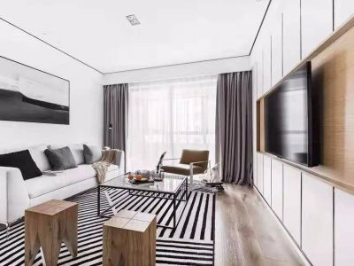 阳光·西山秘境北欧风格125平米三居室装修效果图案例