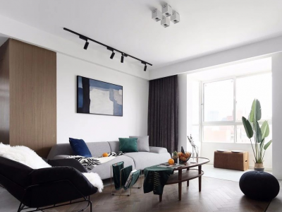 半山府邸北欧风格140平米三居室装修效果图案例