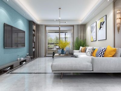 华城国际三居114平现代风格装修案例