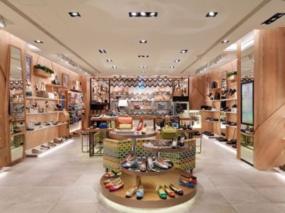 简印皮鞋店混搭风格100平米装修效果图案例