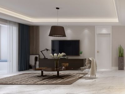 华润二十四城三居116平现代风格装修案例