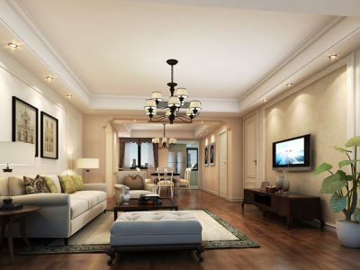 汉诚605公馆160平米现代风格装修案例