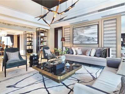 天颐华府奢华简欧262平米别墅装修案例