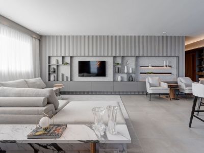 中国铁建花语江湾现代风格243平米装修案例