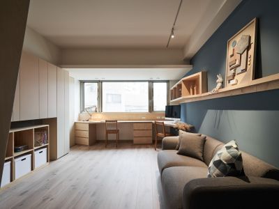 中太城市广场104平米现代风格三房两厅装修案例