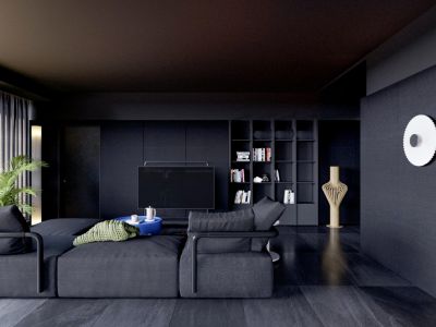 美墅豪庭200平方米极简风格别墅装修案例