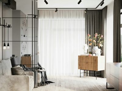 格林桑卡90平米极简北欧三居装修案例