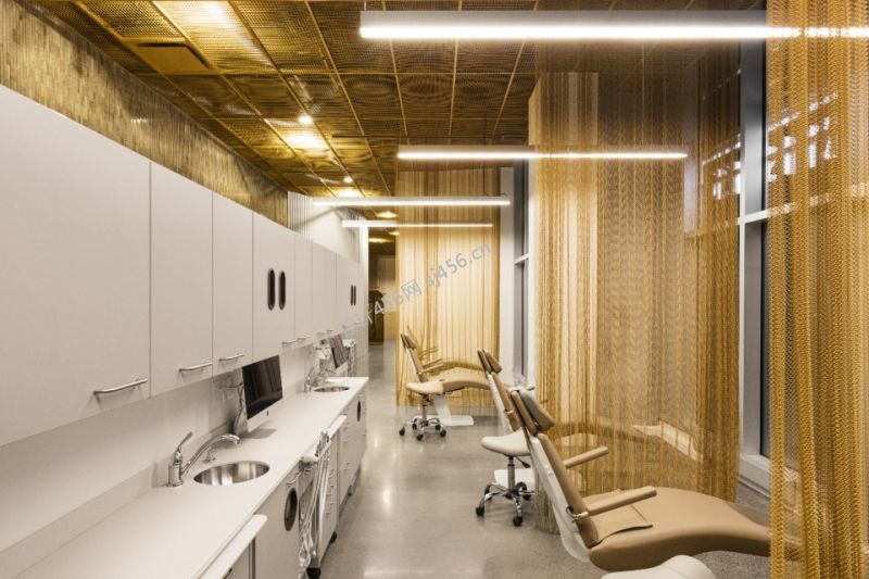 500平米现代风格牙科诊所吊顶装修效果图
