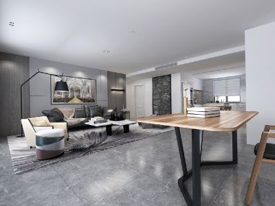 东瑞春城158平米四居室现代简约装修案例